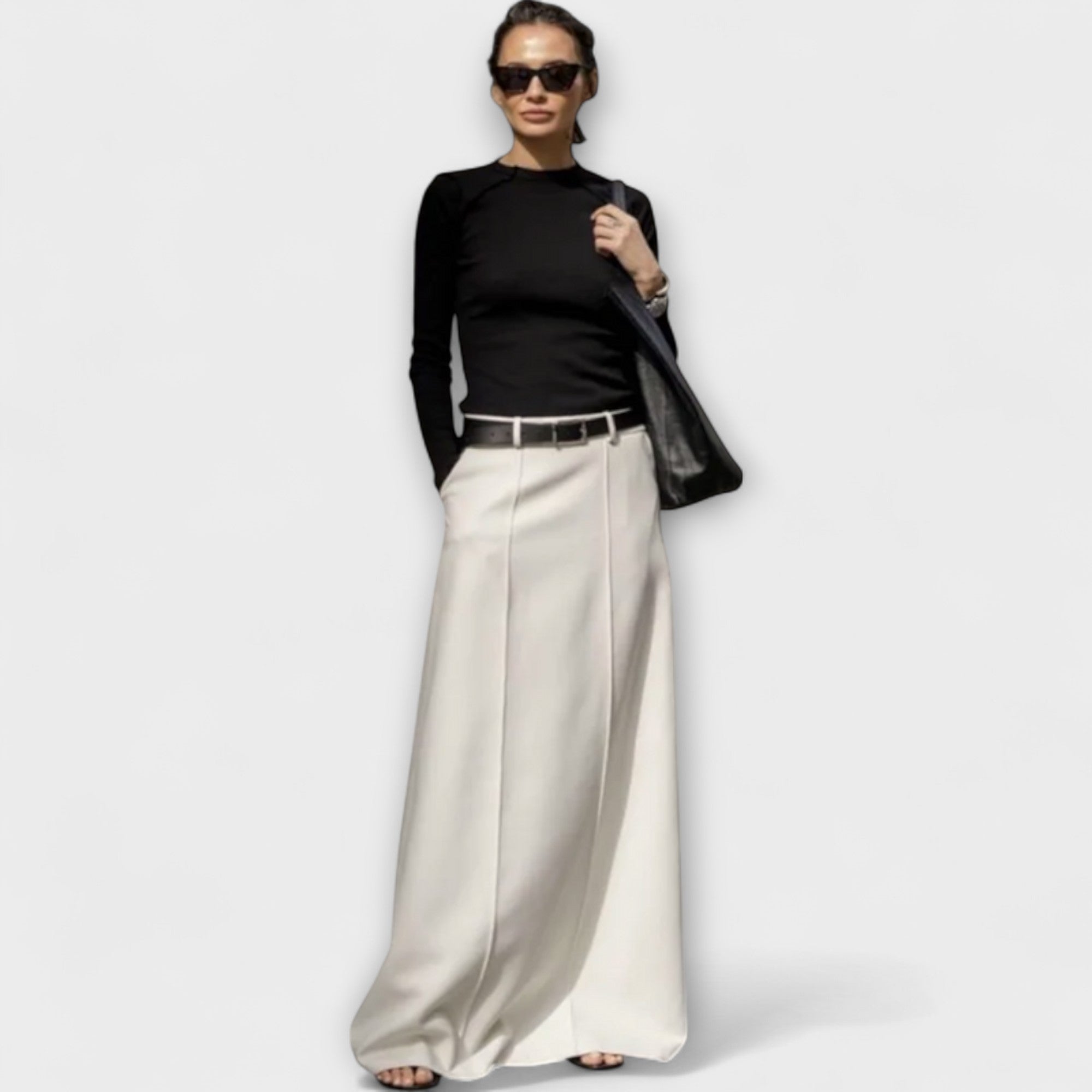Emma - H-line Skirt with Contemporary Urban Style