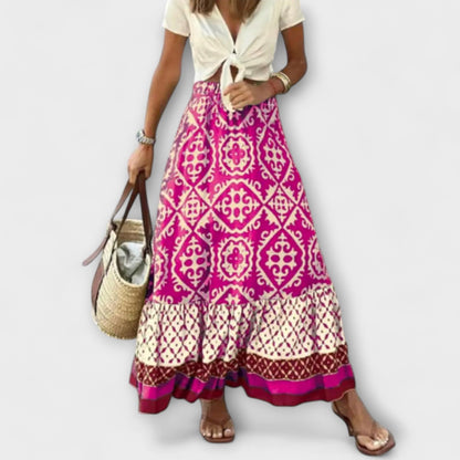 Dagmar - Women's High-Waisted Summer Skirt