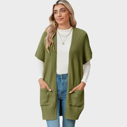 Isla – Lightweight Open-Front Knit Cardigan