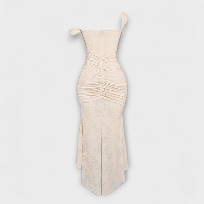 Renske - Long dress with an elegant and sophisticated bodice